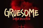 Gruesome - Horror Font, a Sans Serif Font by tokokoo (Thumbnail 4 of 11)