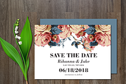 Wedding Invitation Suite Flowers, an Invitation Template by aticnomar (Thumbnail 3 of 5)