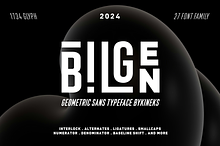Bilgen | Geometric Sans