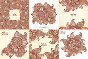 20 Indian mehndy style elements, a Pattern Graphic by Art of Sun (Thumbnail 2 of 7)