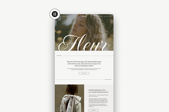 Fleur Wordpress Template preview 8