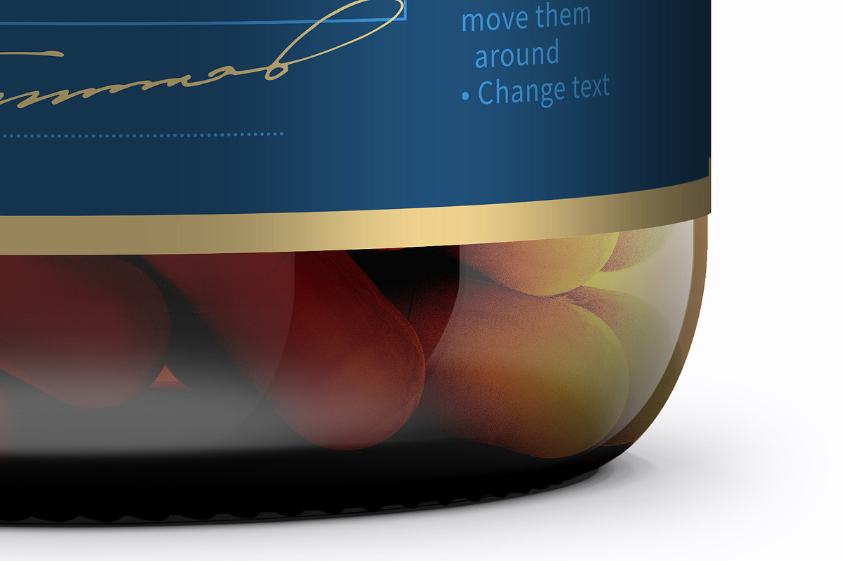 Bottle Capsules Mockup, a Packaging Mockup by Reformer Mockup (Photo 6 of 6)
