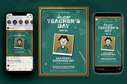 Letera - Teacher's Day Flyer Set, a Flyer Template by Attype (Thumbnail 2 of 5)