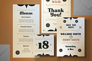 Wedding Invitation Set, an Invitation Template by graphicook (Thumbnail 1 of 3)