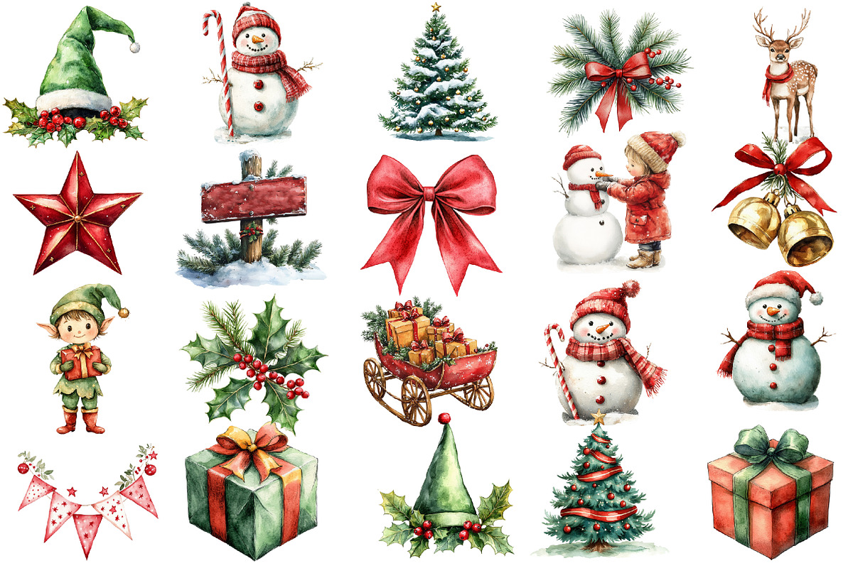 Cute Sweet Christmas Sublimation, an Illustration by Designworld (Photo 2 of 6)