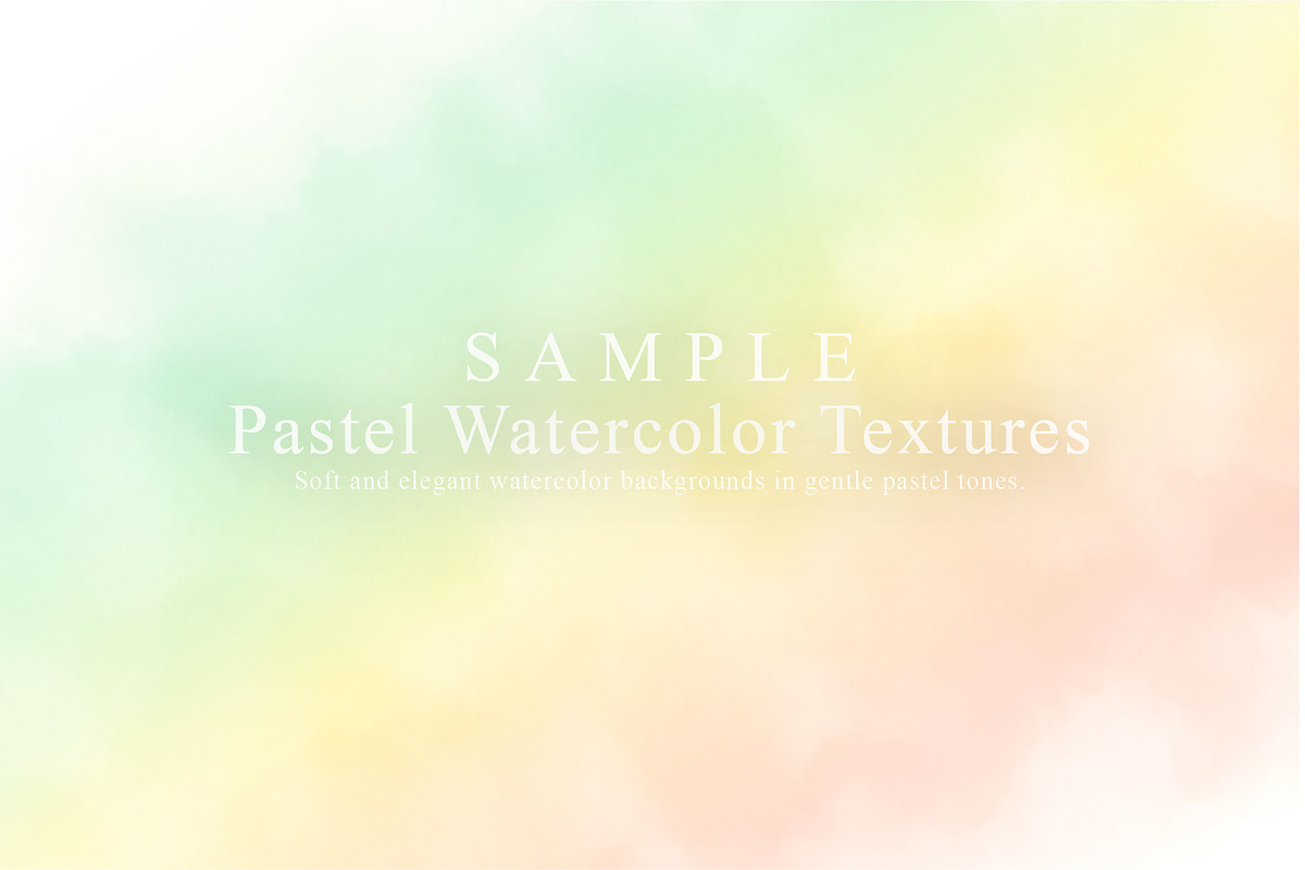 12 Pastel Watercolor Textures, a Texture Graphic by NOMO DESIGN (Photo 3 of 13)