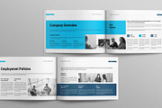 Employee Handbook Template Landscape, a Brochure Template by Work-Envance (Thumbnail 4 of 10)