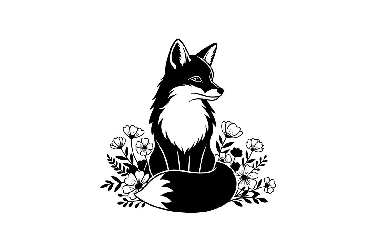 Cute Fox Silhouette Bundle, an Illustration by Designs_River (Photo 14 of 31)