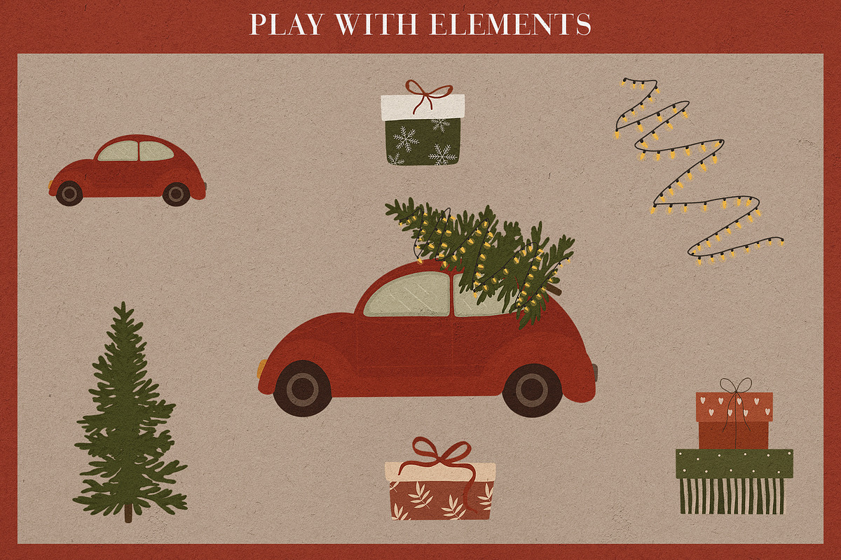 Christmas Story Abstract Art, a Decorative Illustration by Miracles Everywhere (Photo 6 of 9)