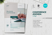 Conference Agenda Template, a Templates & Theme by Sabin (Thumbnail 1 of 9)