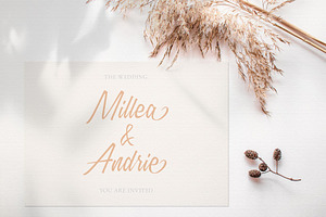 Millania Modern Script Font