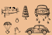 Wedding Invitation Illustrations, an Illustration by IB (Thumbnail 3 of 3)