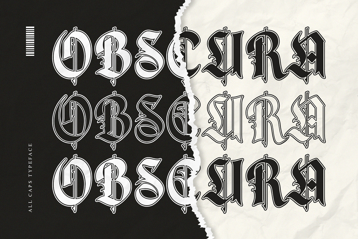 Blackbones – Blackletter Typeface, a Blackletter Font by Krismagraph (Photo 5 of 10)