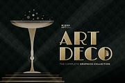 Complete Art Deco Graphics Bundle, a Texture Illustration by Wingsart Studio (Thumbnail 1 of 12)