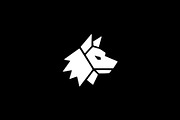 Wolf Head Vector Silhouette, an Animal Illustration by Vectorium Studio (Thumbnail 2 of 4)