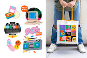 Trendy Cartoon Illustrations Set, an Illustration by Moonery's (Thumbnail 5 of 15)