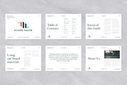 Brand Visual Identity Guidelines, a Brochure Template by Andre28 (Thumbnail 2 of 9)