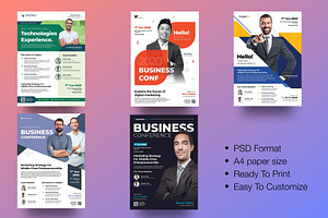 Business Conference Flyer Bundle