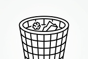 41 Household Waste Icon Set, an Outline Icon by adenpinkstore (Thumbnail 12 of 20)