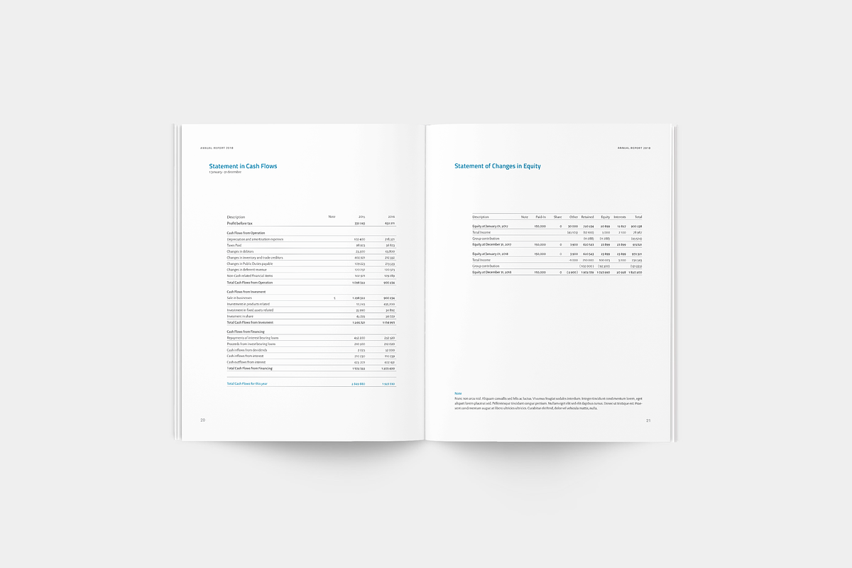 Annual Report, a Brochure Template by silukEight (Photo 10 of 12)