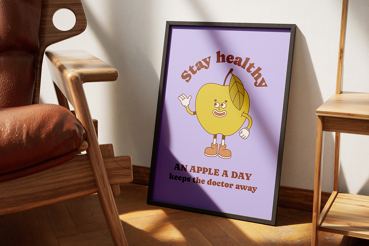 Retro Mood. Cartoon characters., a Decorative Illustration by Sweet Corner (Photo 6 of 12)