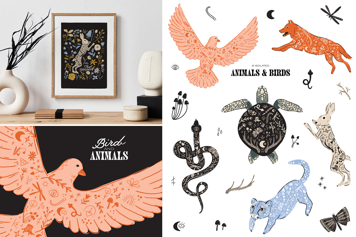 Botany & Halloween mystery BUNDLE, a Decorative Illustration by Ruslana Lubenets (Photo 43 of 47)
