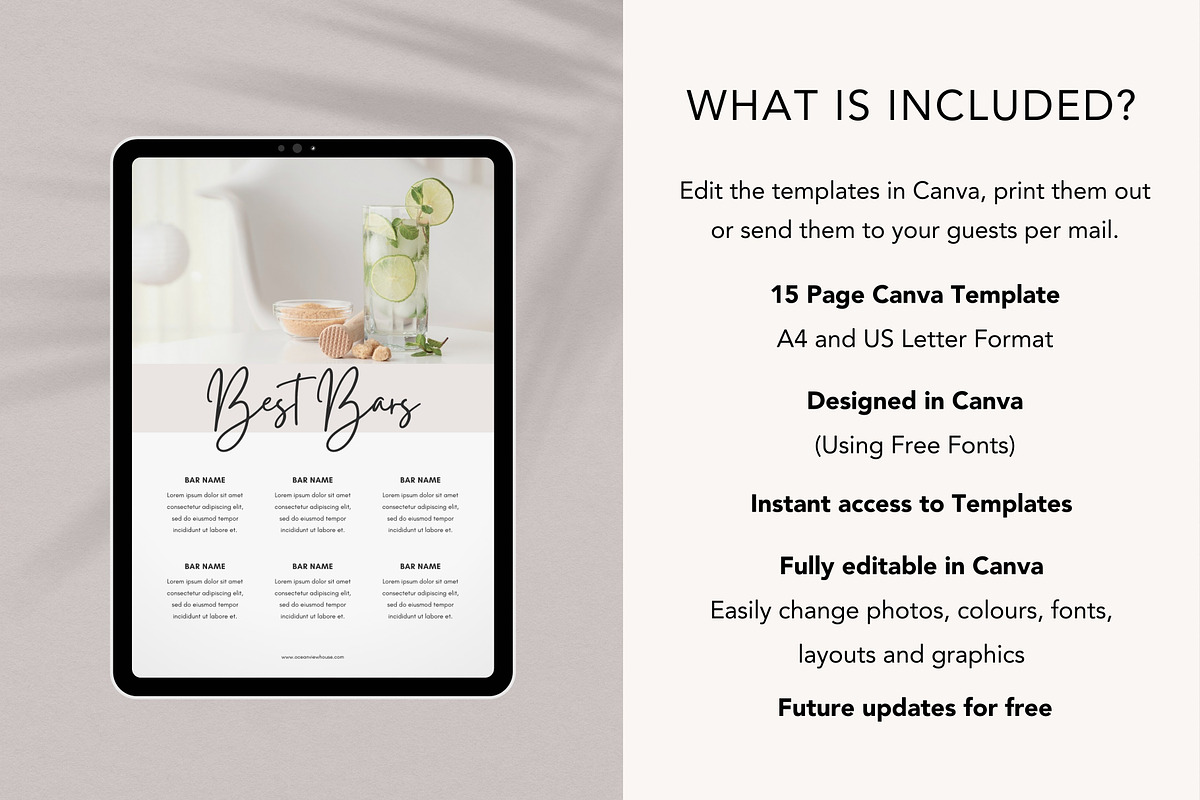 Airbnb Welcome Book Template Canva, a Brochure Template by DeeBeeDesign (Photo 5 of 10)