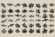 340 Sea Creatures illustrations, an Animal Illustration by Nocturnal Wolf (Thumbnail 13 of 15)