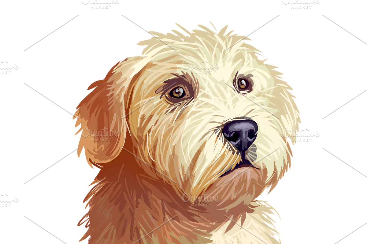 Puppies Dog Breeds Big Bundle 135Pcs, an Animal Illustration by Dneprstock (Photo 29 of 68)