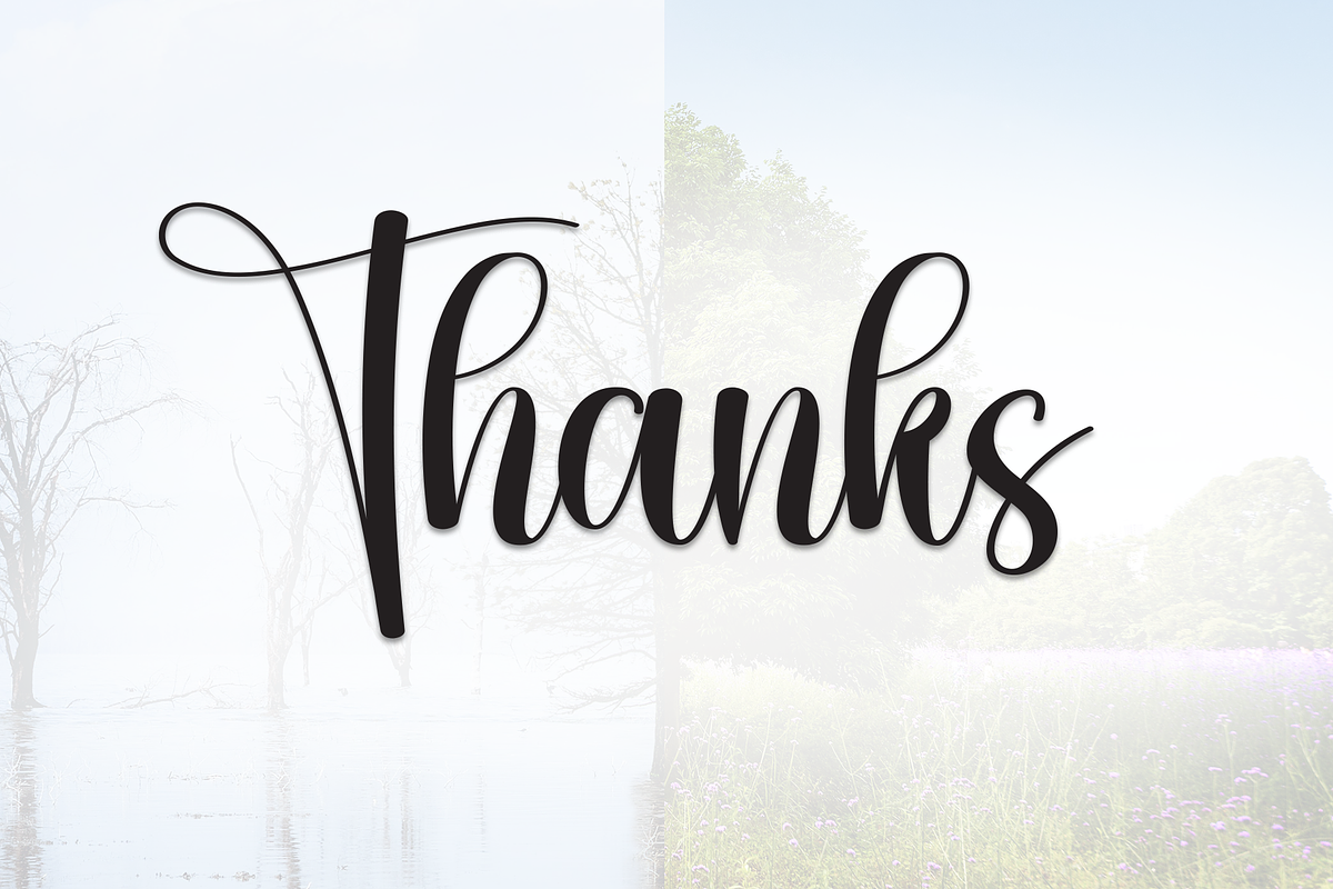 Change | Script Font, a Handwritten Font by Scratchones (Photo 8 of 8)