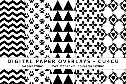Seamless repeating pattern overlays