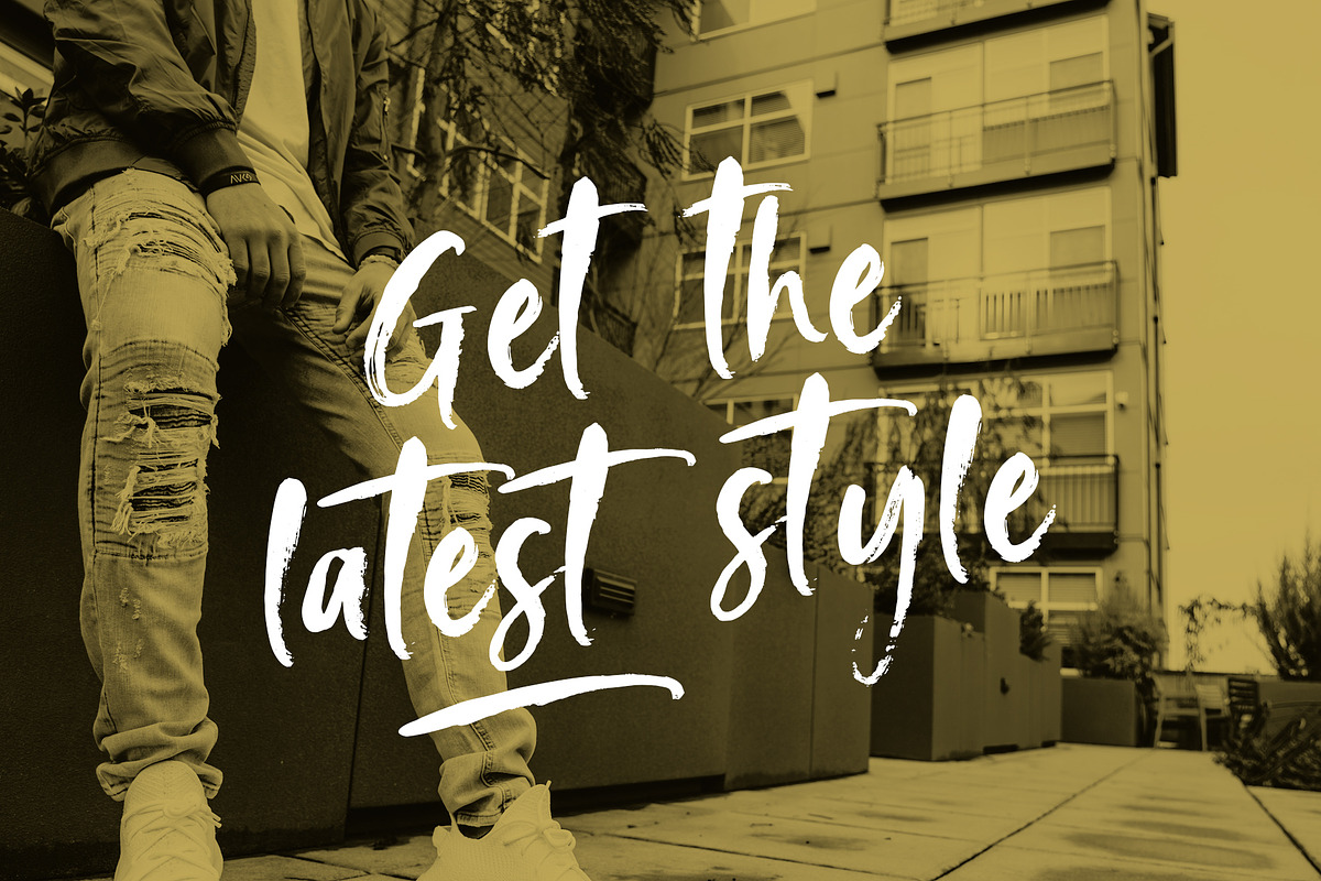 Hanlena Brush, a Handwritten Font by Gatype (Photo 3 of 10)