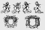 Procreate Heraldic Crests & Emblems, a Brush Add-On by AW Studios (Thumbnail 9 of 9)