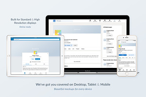 LinkedIn Social Media Mockups Pack