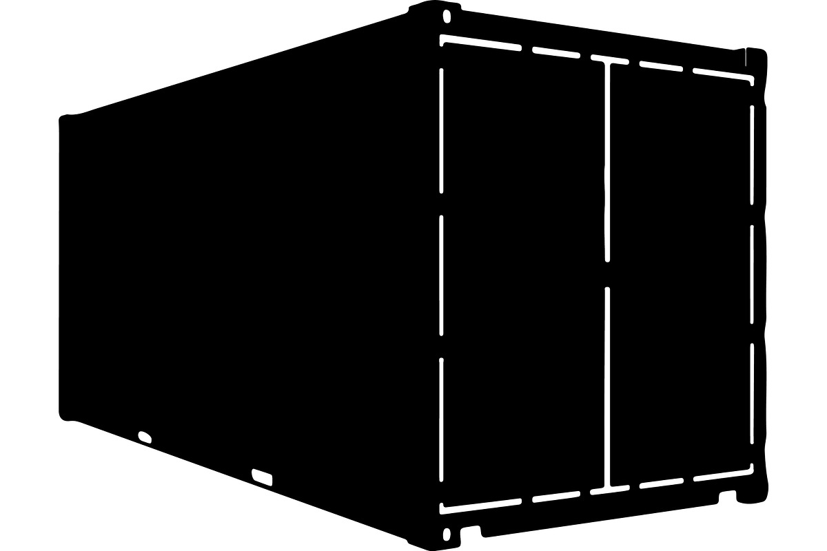 Shipping container silhouette, a Transportation Illustration by abu67222 (Photo 5 of 13)