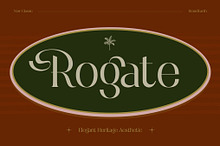Rogate – Elegant Heritage Serif
