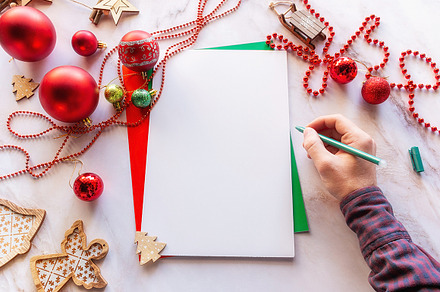 man makes a shopping list of wishes, a Person Photo by itakdalee