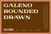 Galeno Rounded Drawn, a Serif Font by Craft Supply Co. (Thumbnail 1 of 8)