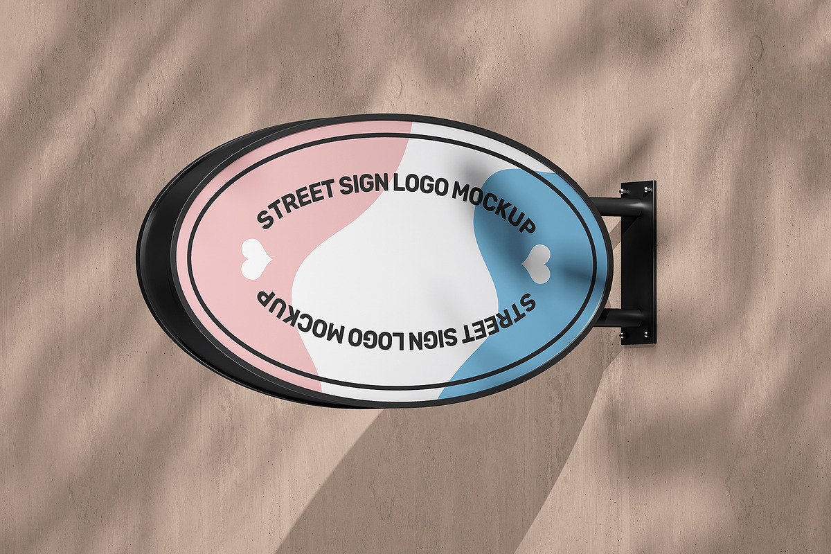 Street Sign Mockup (32 PSD Scenes), an Advertising Mockup by Traint (Photo 12 of 50)