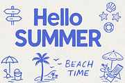 Tropical Doodle, a Handwritten Font by cocodesign (Thumbnail 5 of 8)
