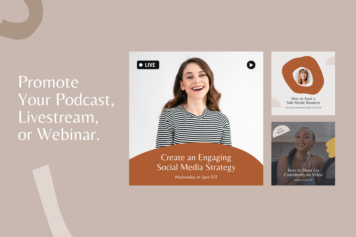 Organic Instagram Posts, a Social Media Template by Roger Coles (Photo 3 of 8)