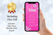 Editable Pink 18th BD Evite Template, an Invitation Template by V Design Creator (Thumbnail 3 of 8)