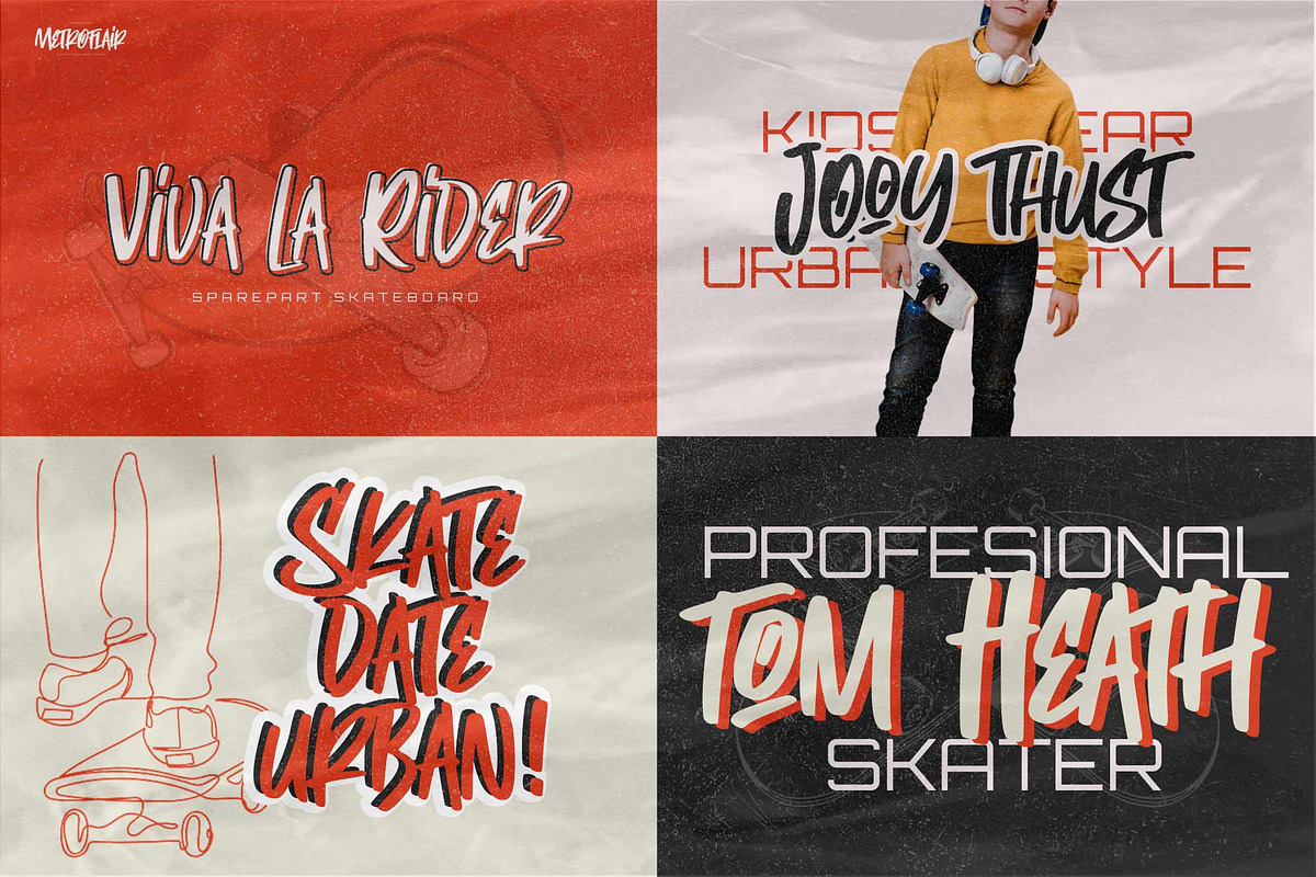 Metroflair – Simple Pure Hand Drawn, a Handwritten Font by Gassstype (Photo 8 of 8)