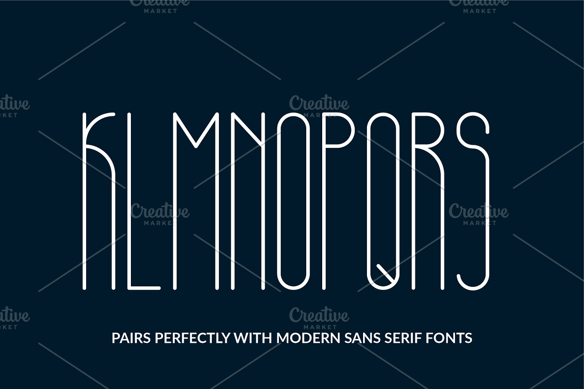 Vostok tall Font, a Sans Serif Font by Iryna Danyliuk (Photo 4 of 4)