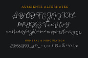 Aussiente Signature - Script, a Script Font by Inspiratype (Thumbnail 9 of 10)