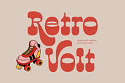 Retro Volt - Vintage Font, a Font by Nirmana Visual (Thumbnail 1 of 7)