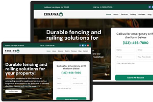 Fencing Service WordPress Theme