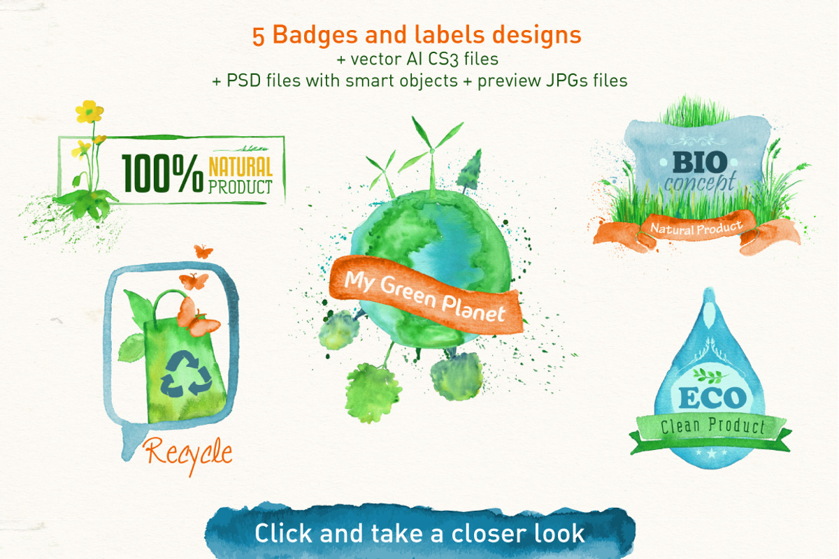 Green Design Set preview 4