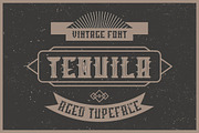 Tequila label font, a Script Font by Heather_insane (Thumbnail 1 of 7)