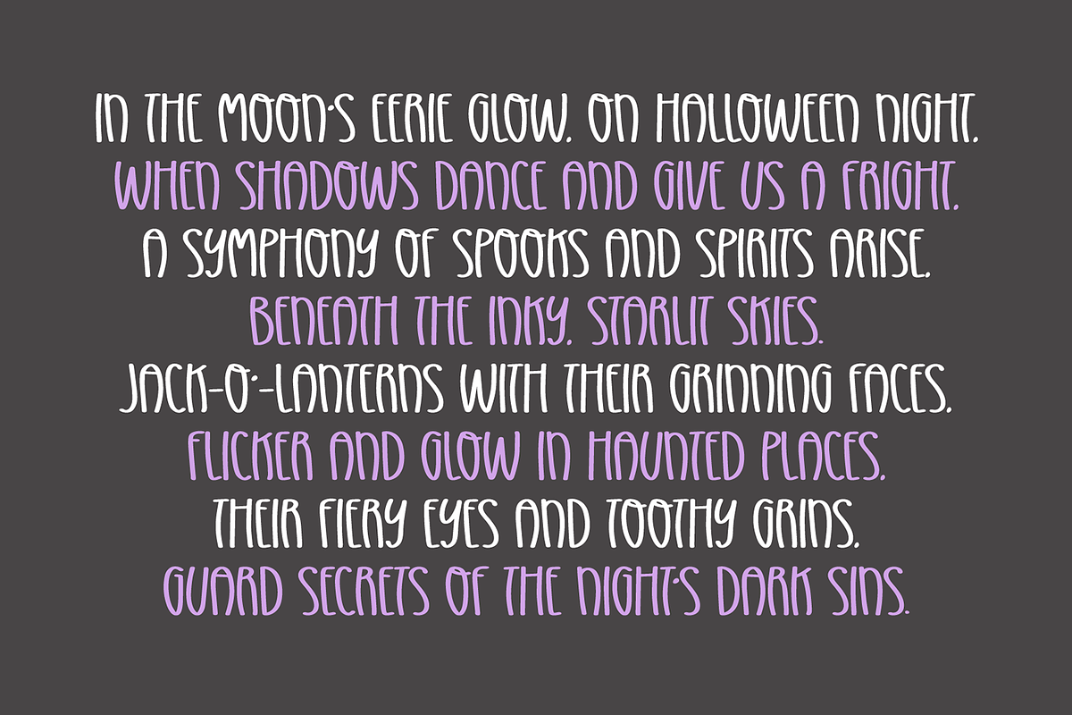 SPOOKY TOWN Haunted Handwriting Font, a Handwritten Font by Blush Font Co. (Photo 2 of 3)